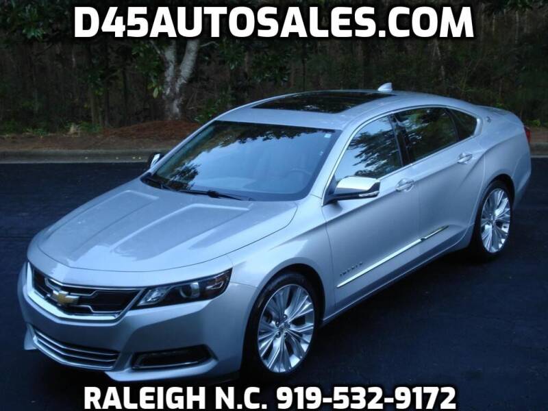 2018 Chevrolet Impala for sale at D45 Auto Brokers in Raleigh NC