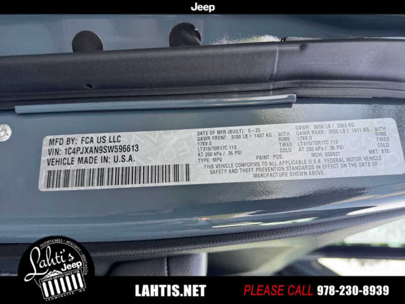 2025 Jeep Wrangler Willys