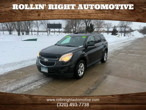 2012 Chevrolet Equinox for sale at Rollin' Right Automotive in Saint Cloud MN