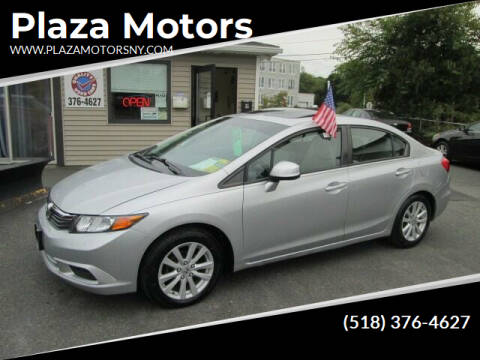 2012 Honda Civic for sale at Plaza Motors in Rensselaer NY