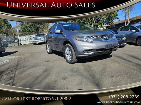 2012 Nissan Murano for sale at Universal Auto Sales in Salem OR