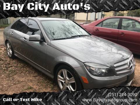 2011 Mercedes-Benz C-Class for sale at Bay City Auto's in Mobile AL