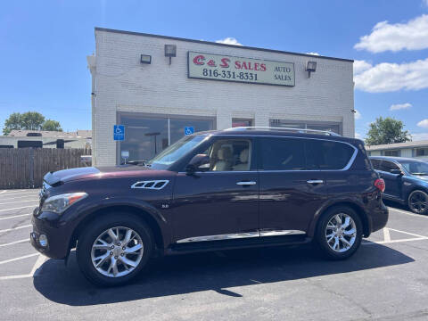 2014 Infiniti QX80 for sale at C & S SALES in Belton MO