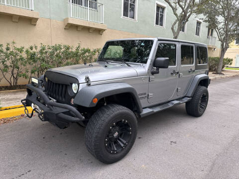 2014 Jeep Wrangler Unlimited for sale at CarMart of Broward in Lauderdale Lakes FL