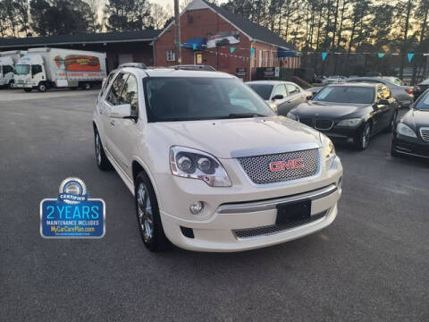 2012 GMC Acadia for sale at Complete Auto Center , Inc in Raleigh NC