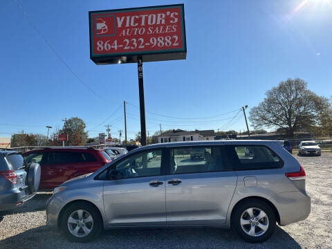 2014 Toyota Sienna for sale at Victor's Auto Sales in Greenville SC
