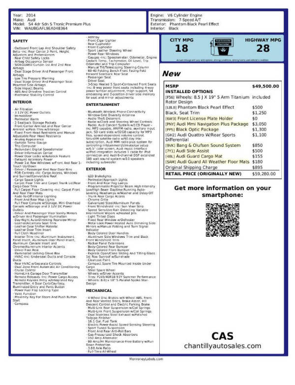 2014 Audi S4 3.0T quattro Premium Plus