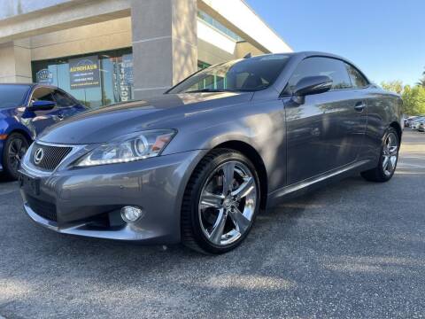 2012 Lexus IS 250C for sale at AutoHaus in Colton CA