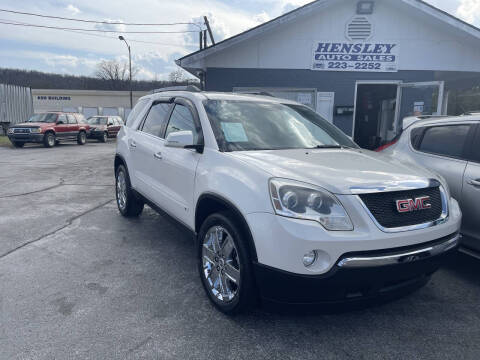 2010 GMC Acadia for sale at Willie Hensley in Frankfort KY