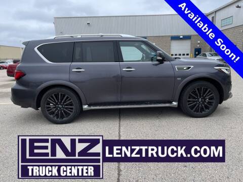 2019 Infiniti QX80 for sale at LENZ TRUCK CENTER in Fond Du Lac WI