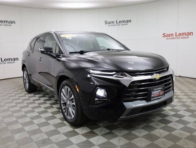 Used 2020 Chevrolet Blazer Premier with VIN 3GNKBLRS6LS614998 for sale in Bloomington, IL