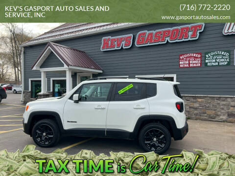 2016 Jeep Renegade for sale at KEV'S GASPORT AUTO SALES AND SERVICE, INC in Gasport NY