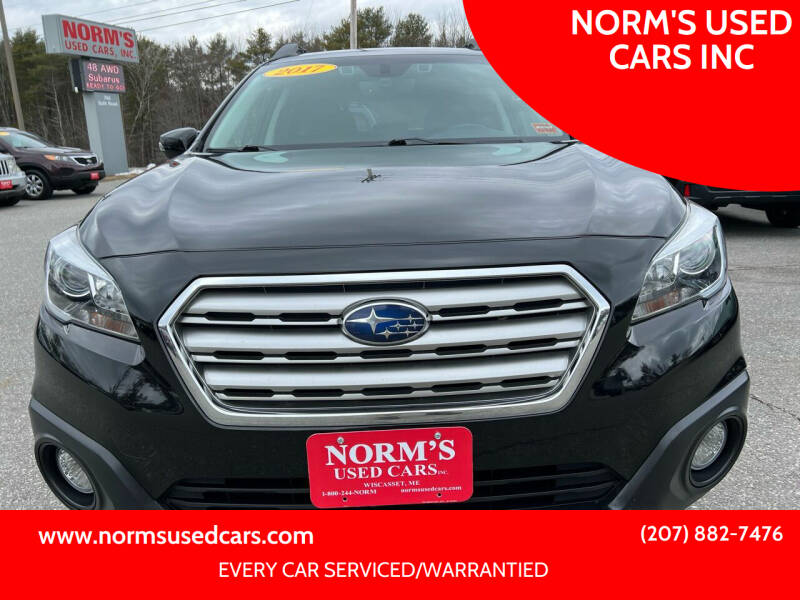 2017 Subaru Outback for sale at NORM'S USED CARS INC in Wiscasset ME