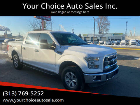 2016 Ford F-150 for sale at Your Choice Auto Sales Inc. in Dearborn MI