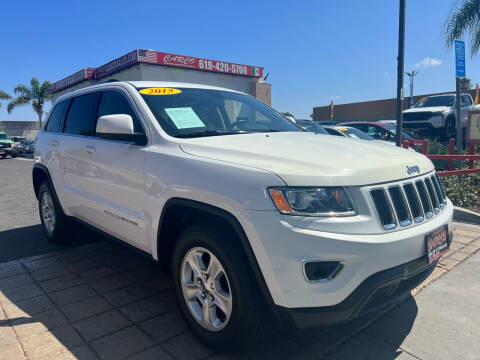 2015 Jeep Grand Cherokee for sale at CARCO SALES & FINANCE in Chula Vista CA