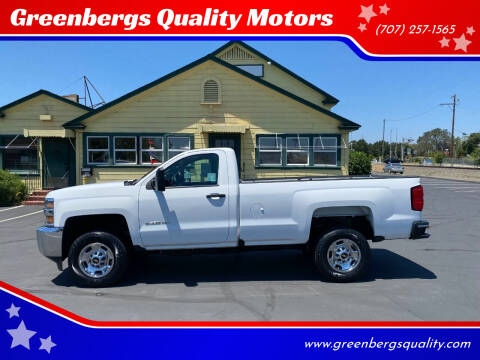 2016 Chevrolet Silverado 2500HD for sale at Greenbergs Quality Motors in Napa CA