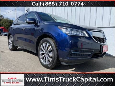 2016 Acura MDX for sale at TTC AUTO OUTLET/TIM'S TRUCK CAPITAL & AUTO SALES INC ANNEX in Epsom NH