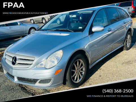 2006 Mercedes-Benz R-Class for sale at FPAA in Fredericksburg VA