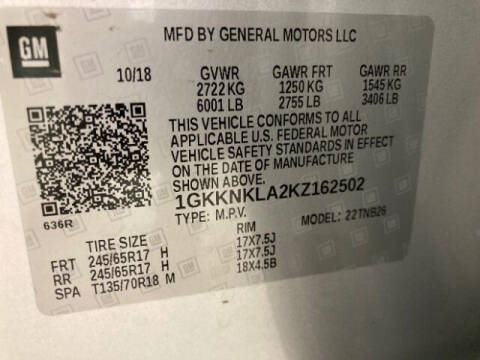 2019 GMC Acadia SLE-1