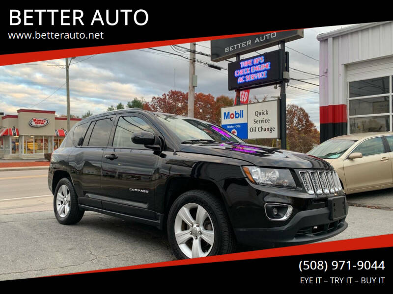 2015 Jeep Compass for sale at BETTER AUTO in Attleboro MA