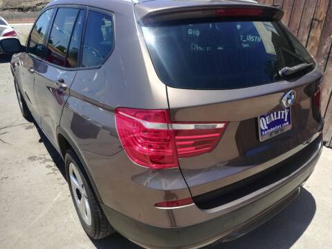 2011 BMW X3 for sale at Quality Auto Outlet in Vista CA