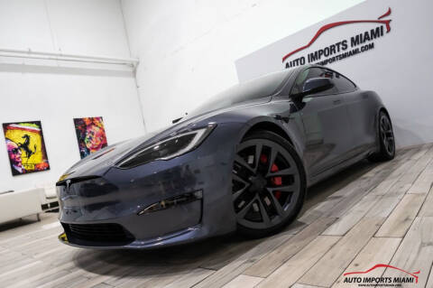 2023 Tesla Model S for sale at AUTO IMPORTS MIAMI in Fort Lauderdale FL