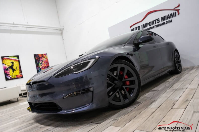 2023 Tesla Model S for sale at AUTO IMPORTS MIAMI in Fort Lauderdale FL