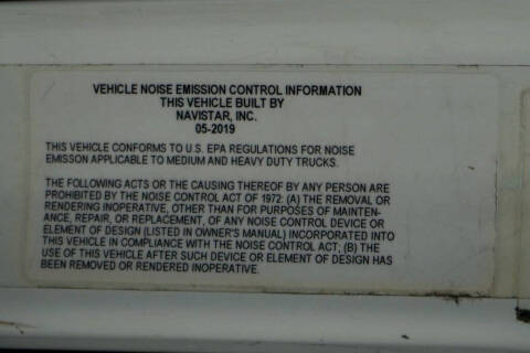 2020 International MV607