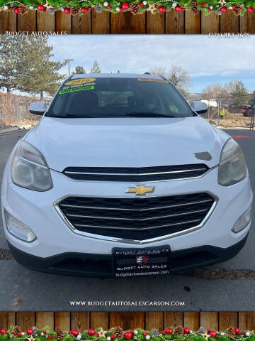 2016 Chevrolet Equinox for sale at Budget Auto Sales in Carson City NV