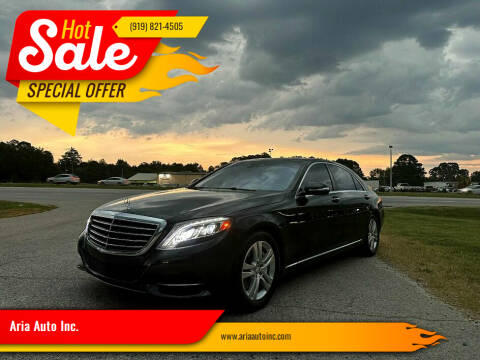 2017 Mercedes-Benz S-Class for sale at Aria Auto Inc. - Drive 1 Auto Sales in Wake Forest NC