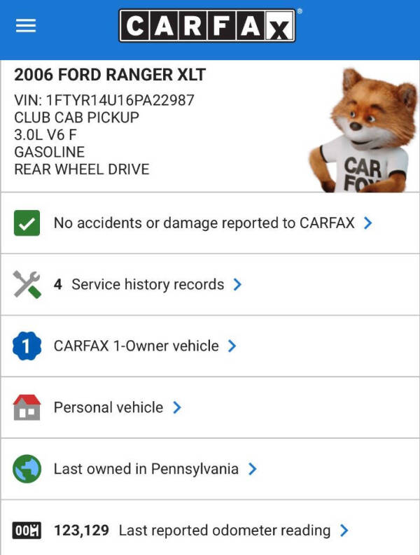 2006 Ford Ranger XLT