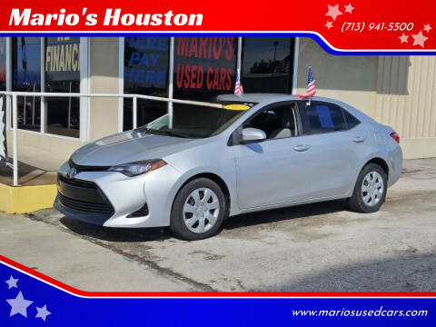 2017 Toyota Corolla for sale at Mario's Houston in Houston TX