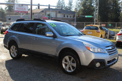2013 Subaru Outback for sale at Sarabi Auto Sale in Puyallup WA