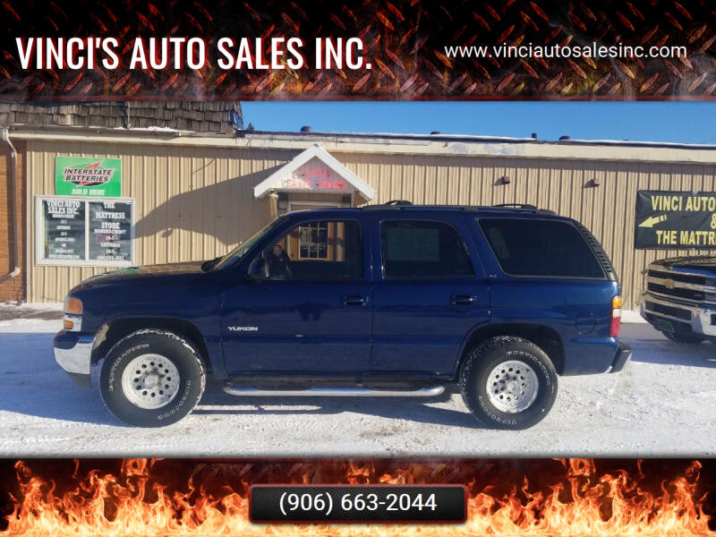 2002 GMC Yukon for sale at Vinci's Auto Sales Inc. in Bessemer MI