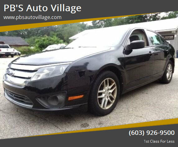 2011 Ford Fusion for sale at PB'S Auto Village in Hampton Falls NH