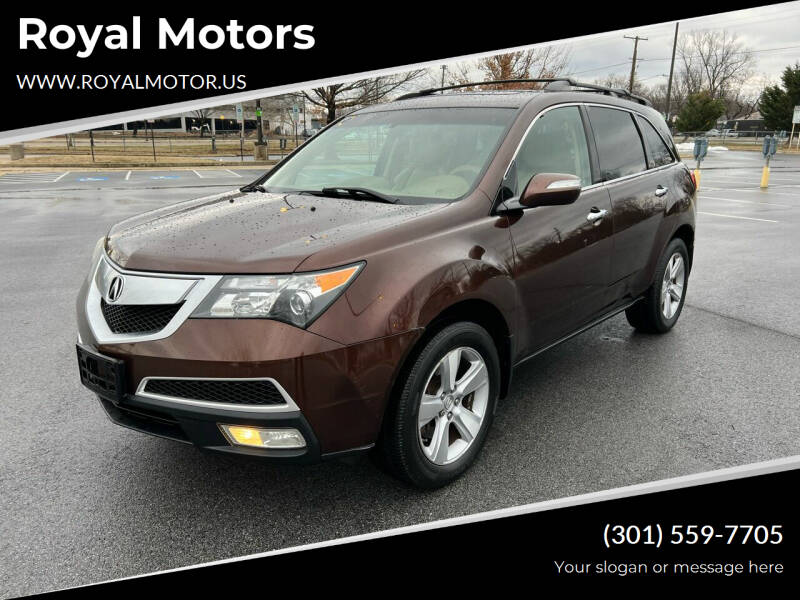 2010 Acura MDX for sale at Royal Motors in Hyattsville MD