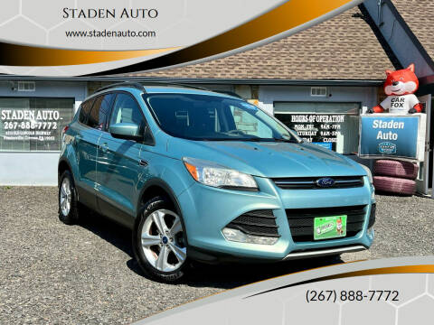 2013 Ford Escape for sale at Staden Auto in Feasterville Trevose PA