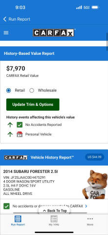 2014 Subaru Forester 2.5i