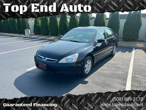 2007 Honda Accord for sale at Top End Auto in North Attleboro MA