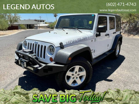 2015 Jeep Wrangler Unlimited for sale at LEGEND AUTOS in Phoenix AZ