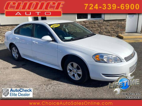 2016 Chevrolet Impala Limited for sale at CHOICE AUTO SALES in Murrysville PA