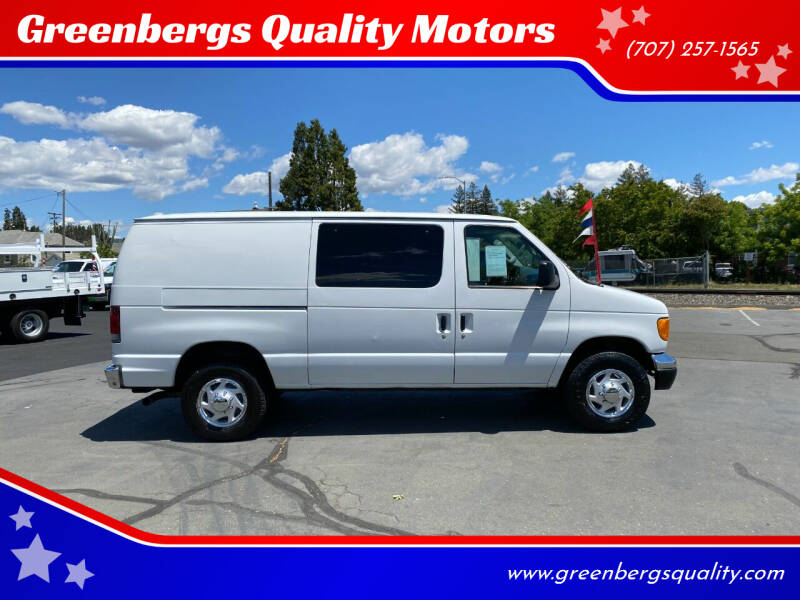 2006 Ford E-Series Cargo for sale at Greenbergs Quality Motors in Napa CA