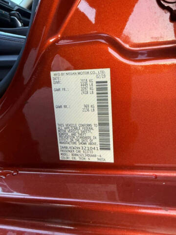 2019 Nissan Altima 2.5 SR