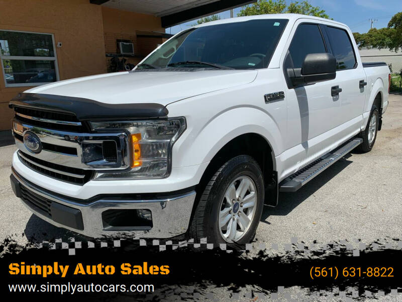 2018 Ford F-150 for sale at Simply Auto Sales in Palm Beach Gardens FL