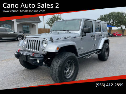 2014 Jeep Wrangler Unlimited for sale at Cano Auto Sales 2 in Harlingen TX