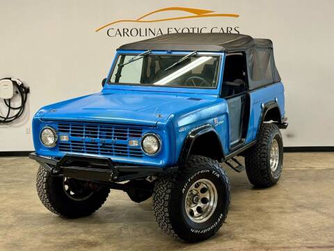 1968 Ford Bronco for sale at Carolina Exotic Cars & Consignment Center in Raleigh NC