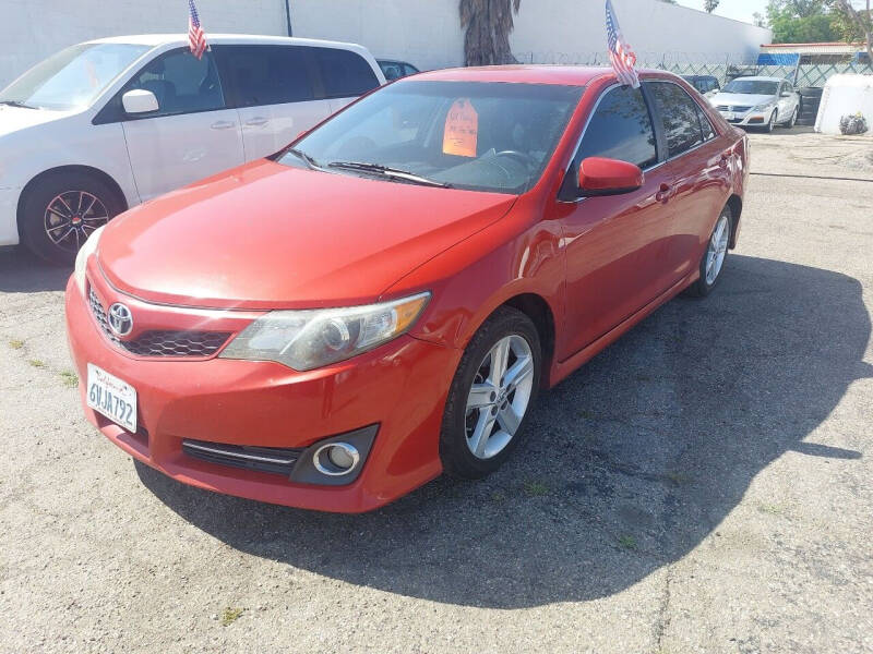 2012 Toyota Camry for sale at Alpha 1 Automotive Group in Hemet CA