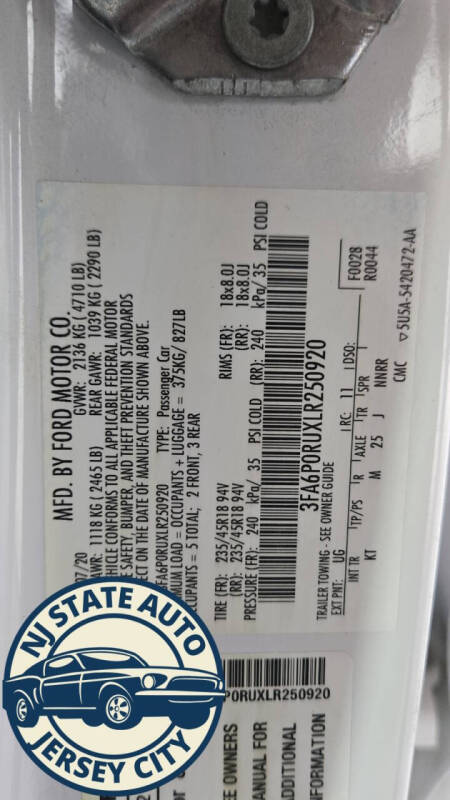 2020 Ford Fusion Hybrid Titanium