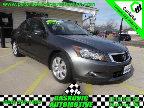2009 Honda Accord for sale at RASKOVIC AUTOMOTIVE GROUP in Monroe WI