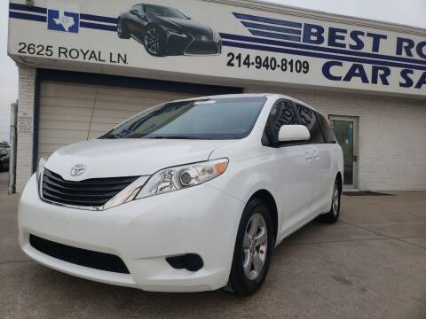 2013 Toyota Sienna for sale at Best Royal Car Sales in Dallas TX